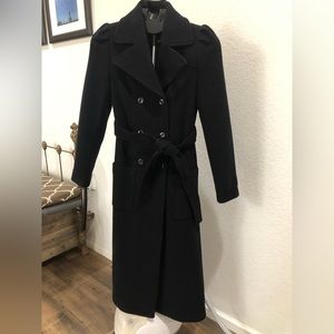 Like New! & Other Stories Double Breasted Black Long Wool Coat.